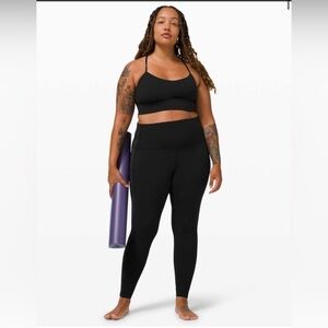 Lululemon Align Super High-Rise Pant 28" *Crushed Velvet
Black Size 4